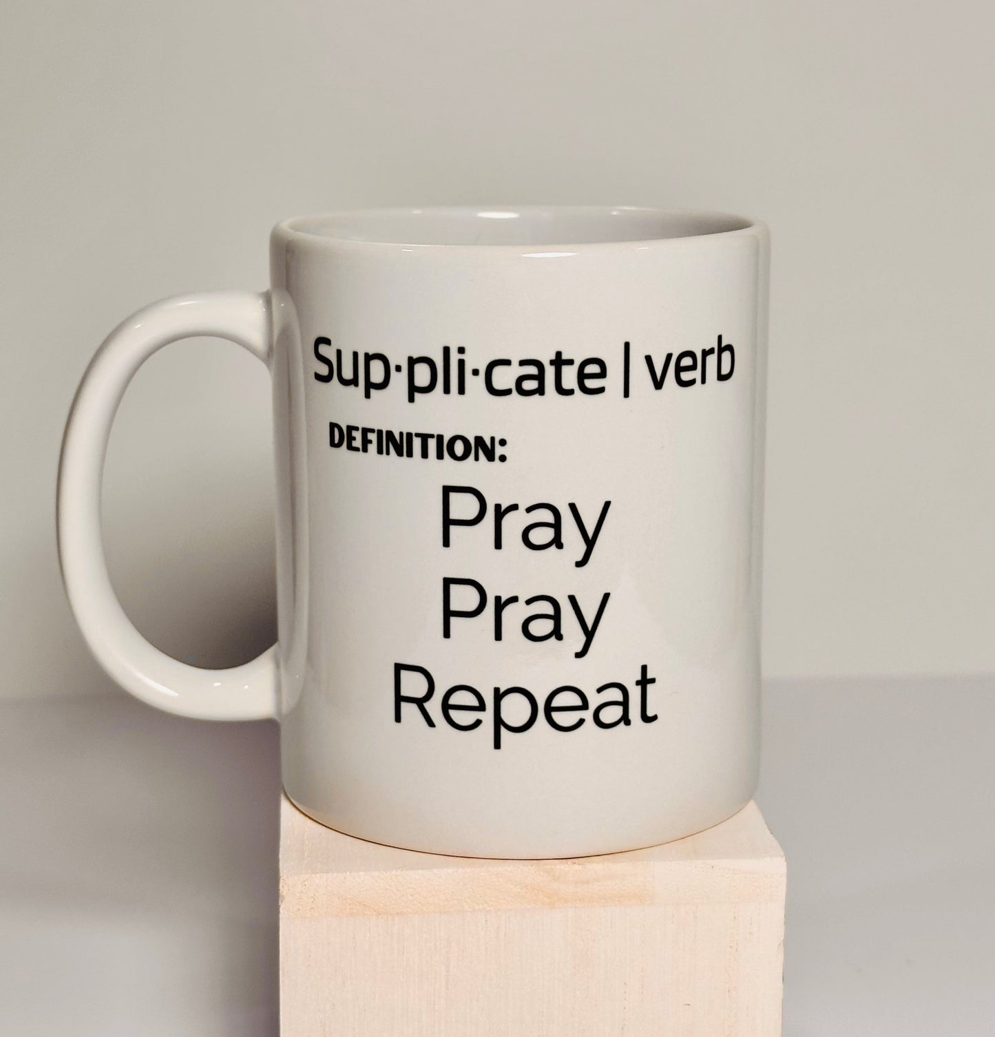 Supplicate Mug
