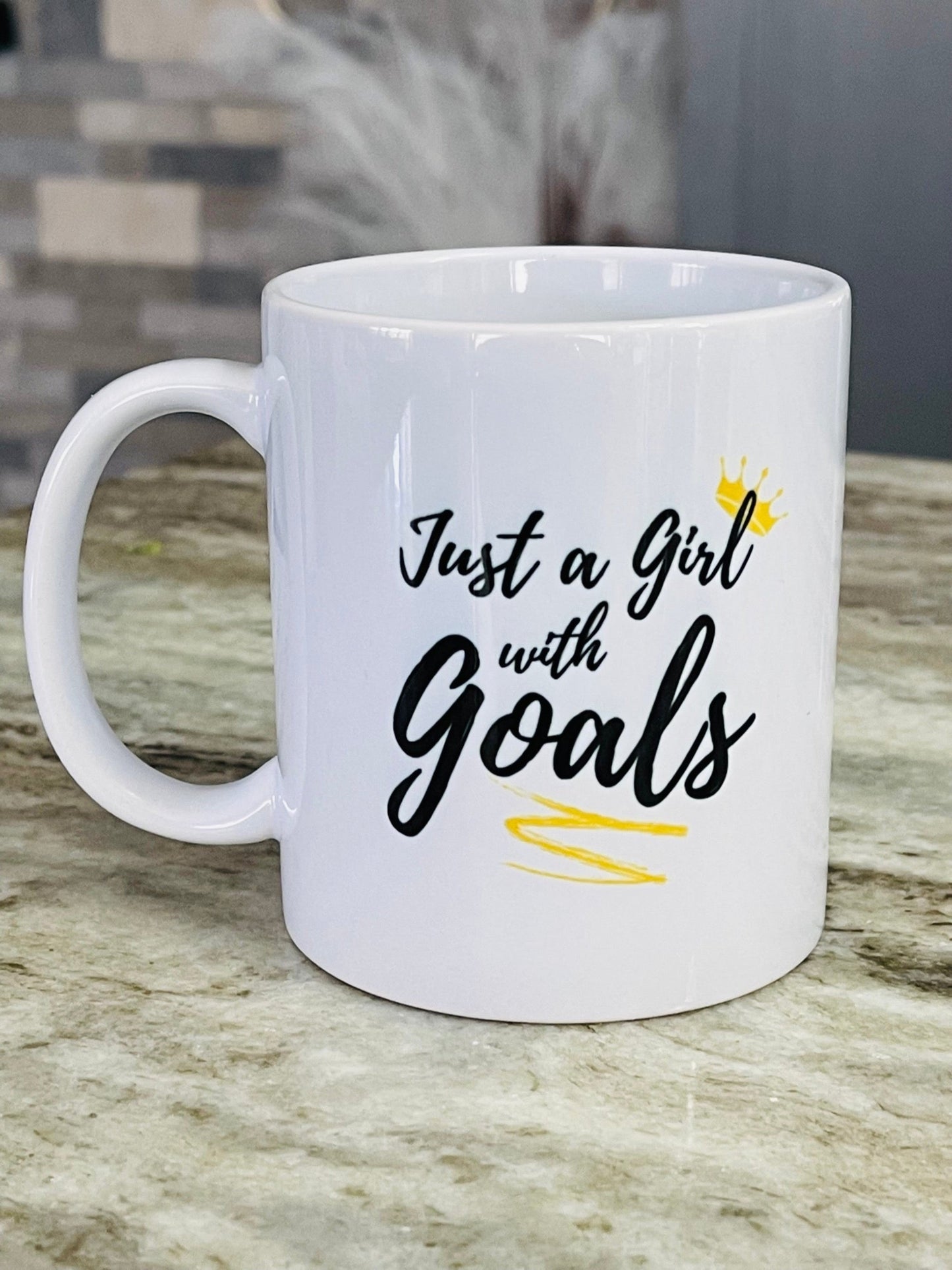 Just a Girl with Goals Mug